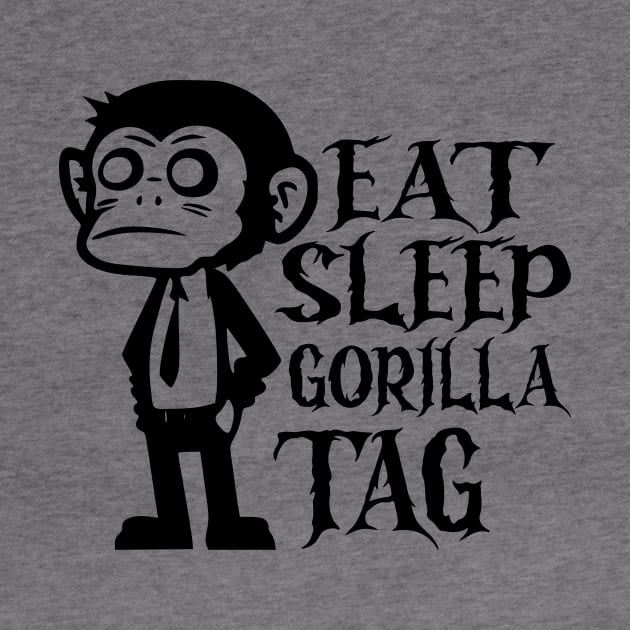 Gorilla Tag VR Gamer Shirt for Kids, Teen Eat Sleep Gorilla T-Shirt by KRMOSH